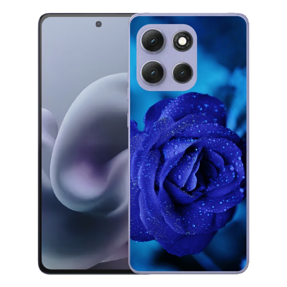 Gélový obal mmCase pre Motorola Moto G86 Power 5G – modrá ruža