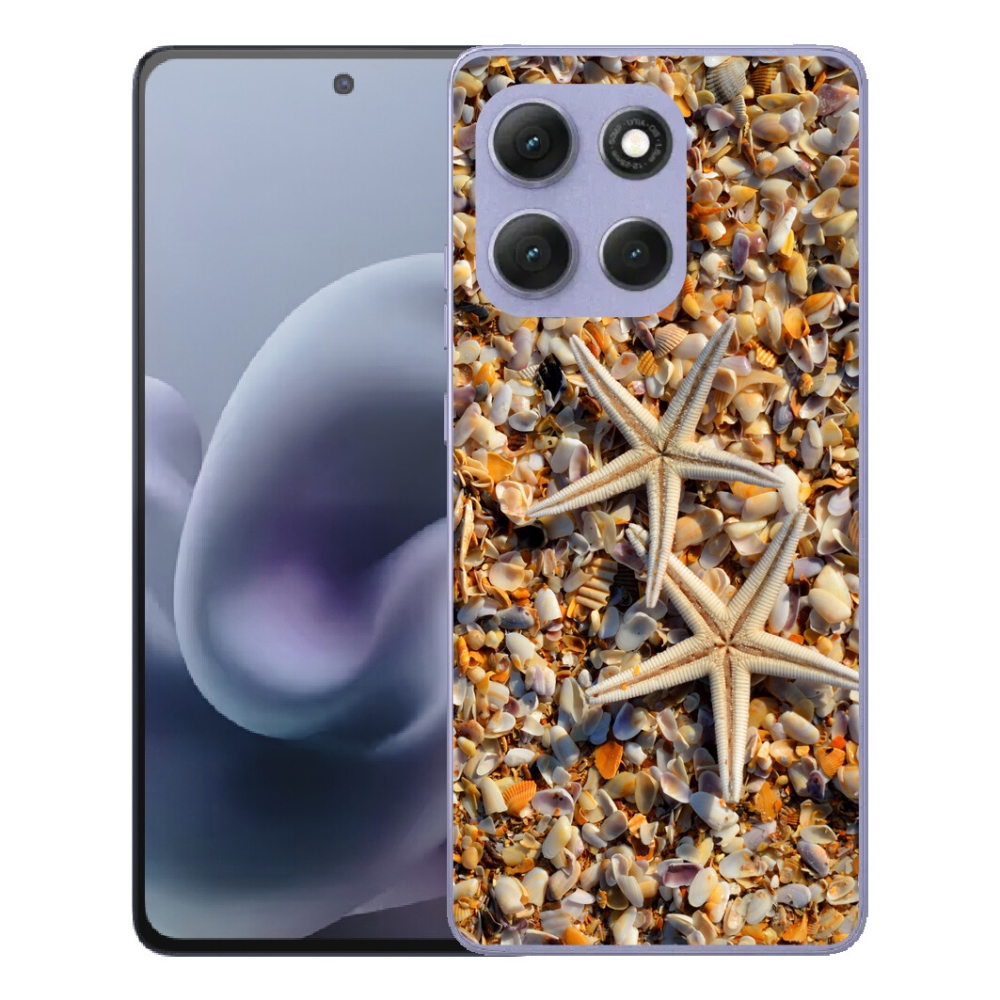 Gélový obal mmCase pre Motorola Moto G86 Power 5G – morské hviezdice
