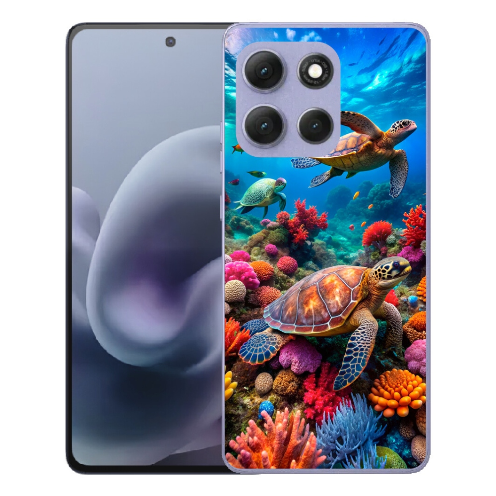 Gélový obal mmCase pre Motorola Moto G86 Power 5G – Morský svet 2