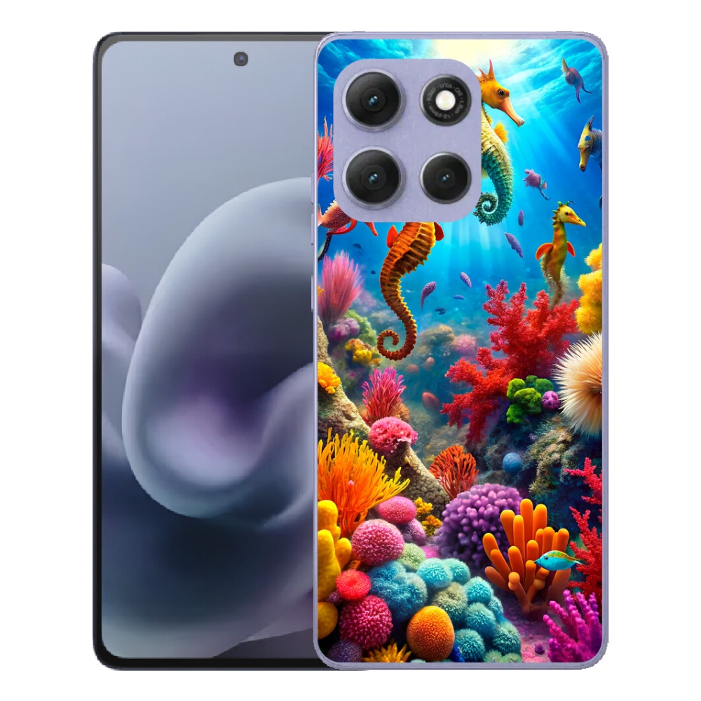 Gélový obal mmCase pre Motorola Moto G86 Power 5G – morský svet 3
