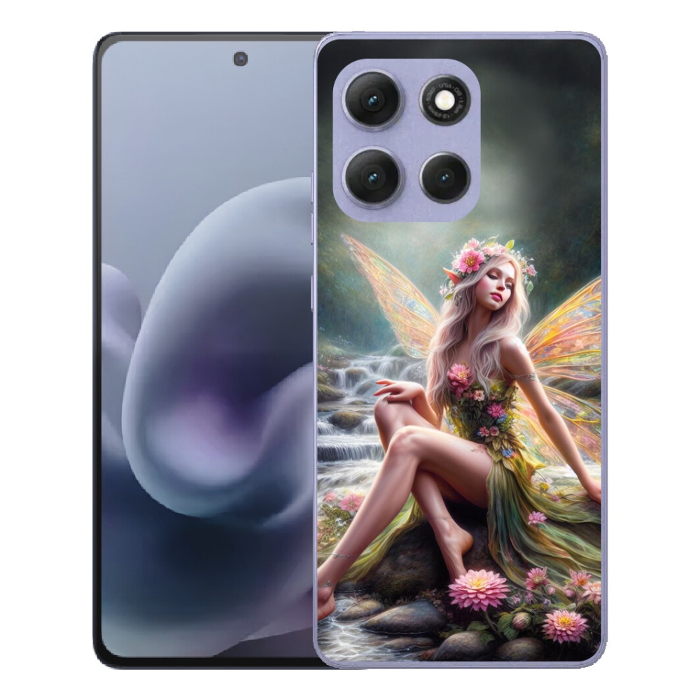 Gélový obal mmCase pre Motorola Moto G86 Power 5G – motýľová žena 1