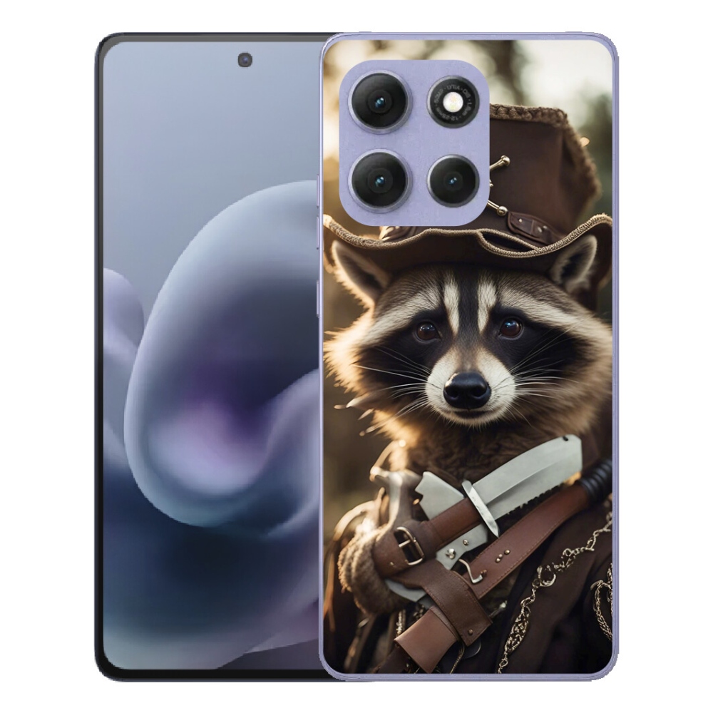 Gélový obal mmCase pre Motorola Moto G86 Power 5G – mýval v uniforme