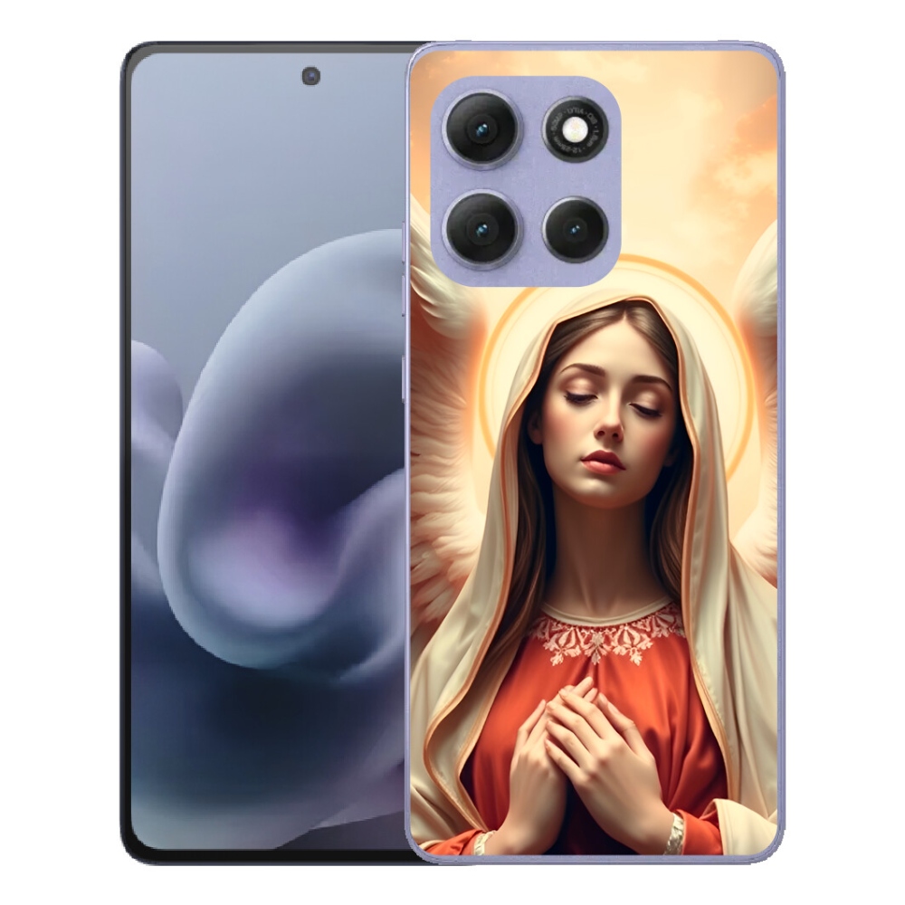 Gélový obal mmCase pre Motorola Moto G86 Power 5G – náboženský motív