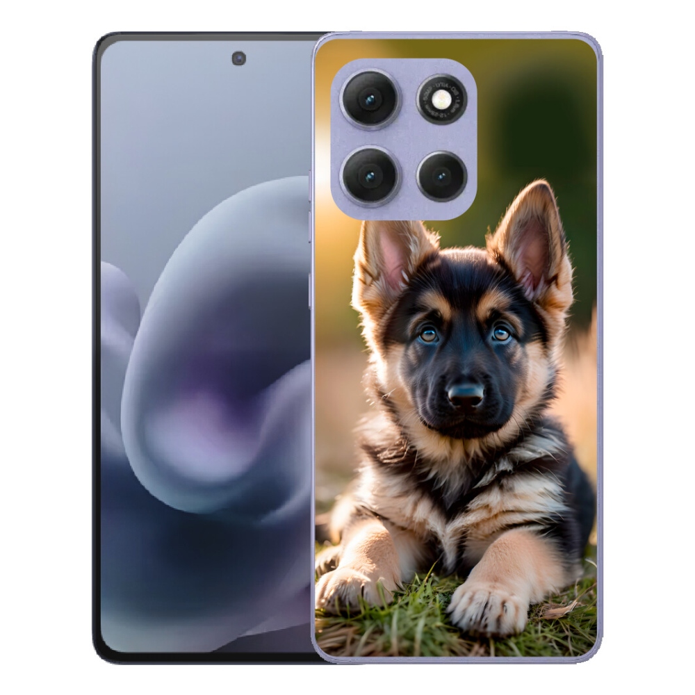 Gélový obal mmCase pre Motorola Moto G86 Power 5G – nemecký ovčiak v prírode