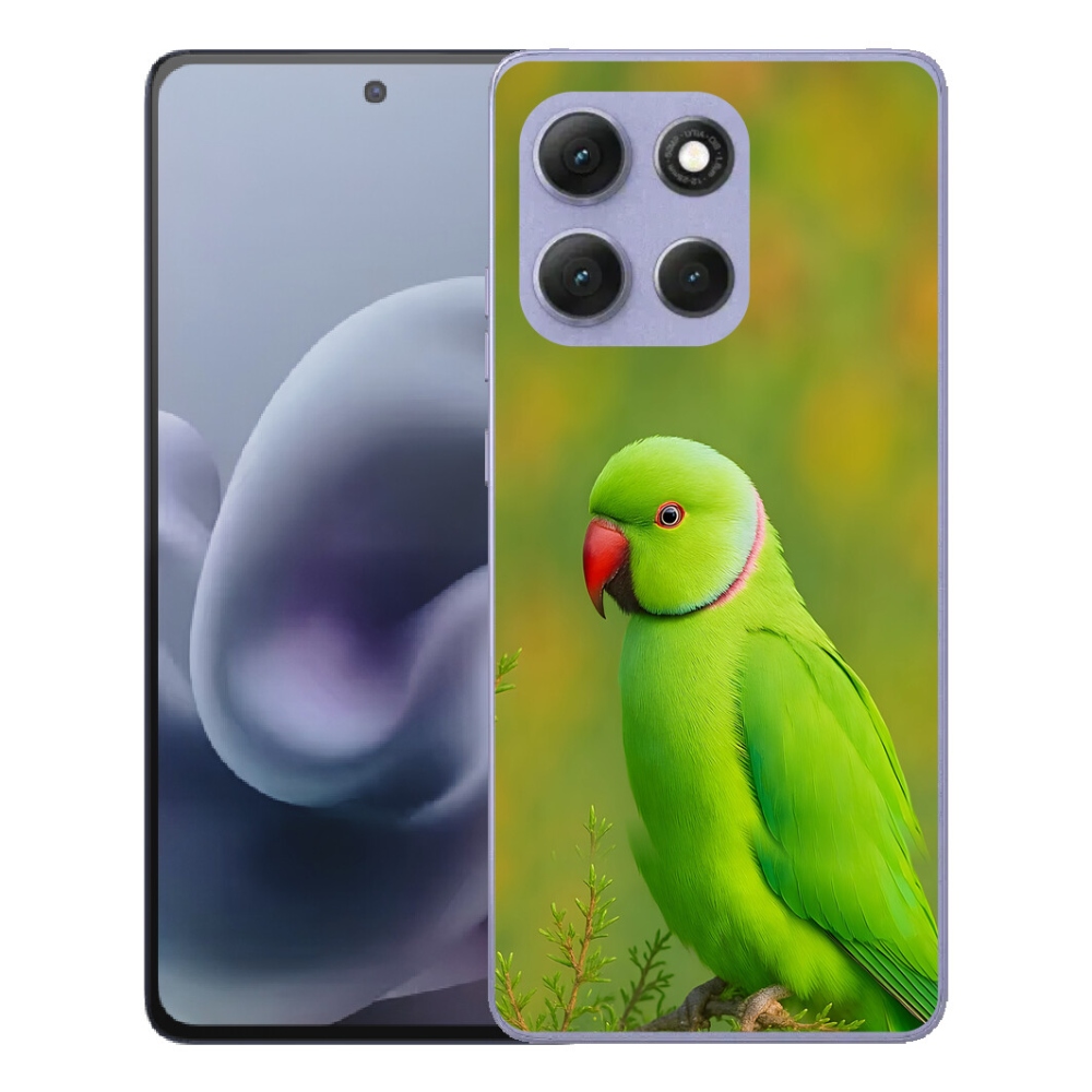Gélový obal mmCase pre Motorola Moto G86 Power 5G – papagáj alexandr 2