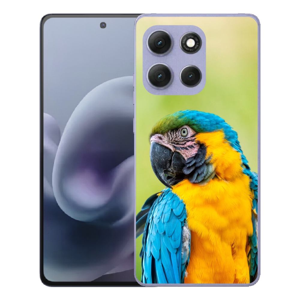 Gélový obal mmCase pre Motorola Moto G86 Power 5G – papagáj ara 2