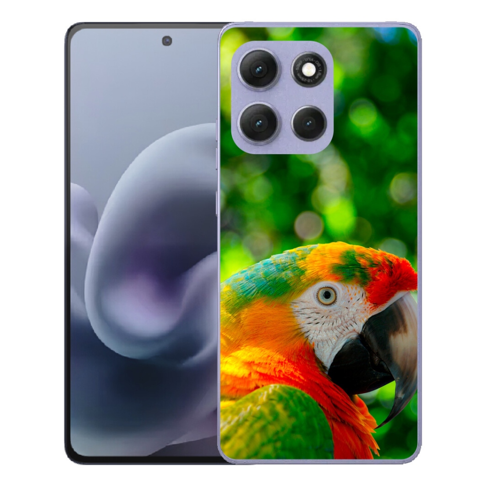 Gélový obal mmCase na Motorola Moto G86 Power 5G – papagáj ara 3