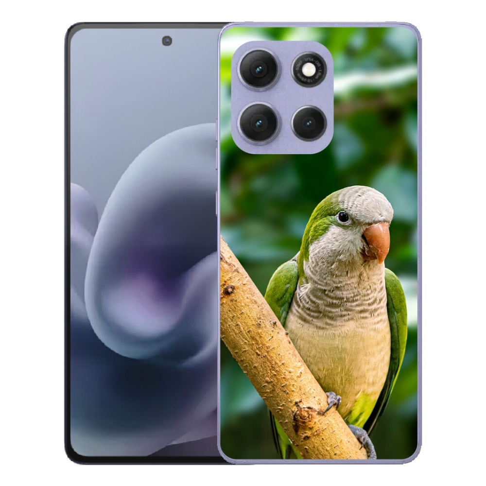 Gélový obal mmCase pre Motorola Moto G86 Power 5G – papagáj mníšek
