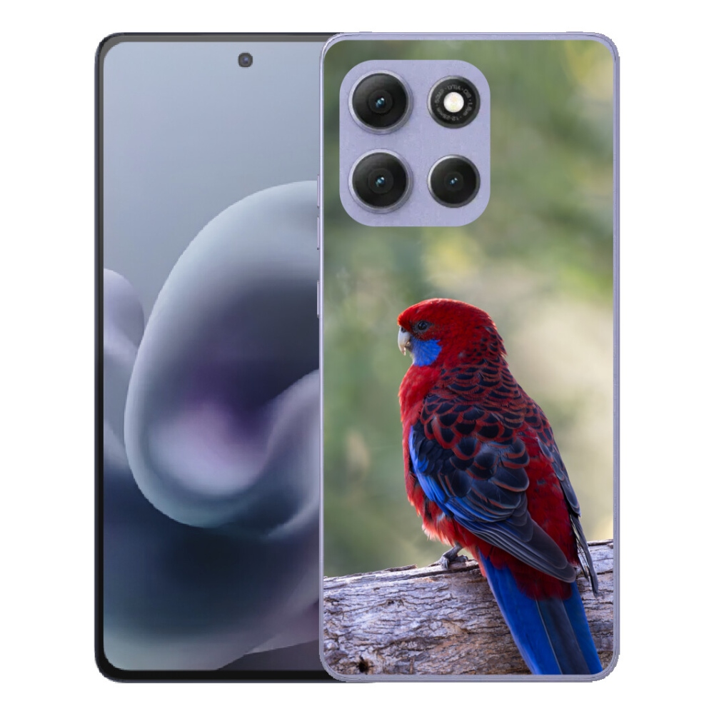 Gélový obal mmCase pre Motorola Moto G86 Power 5G – papagáj rosela