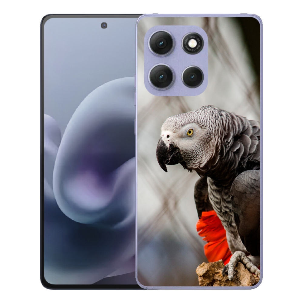 Gélový obal mmCase pre Motorola Moto G86 Power 5G – papagáj žako 3