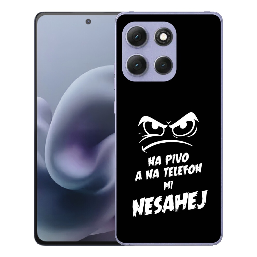 Gélový obal mmCase pre Motorola Moto G86 Power 5G – motív piva 2, čierne pozadie