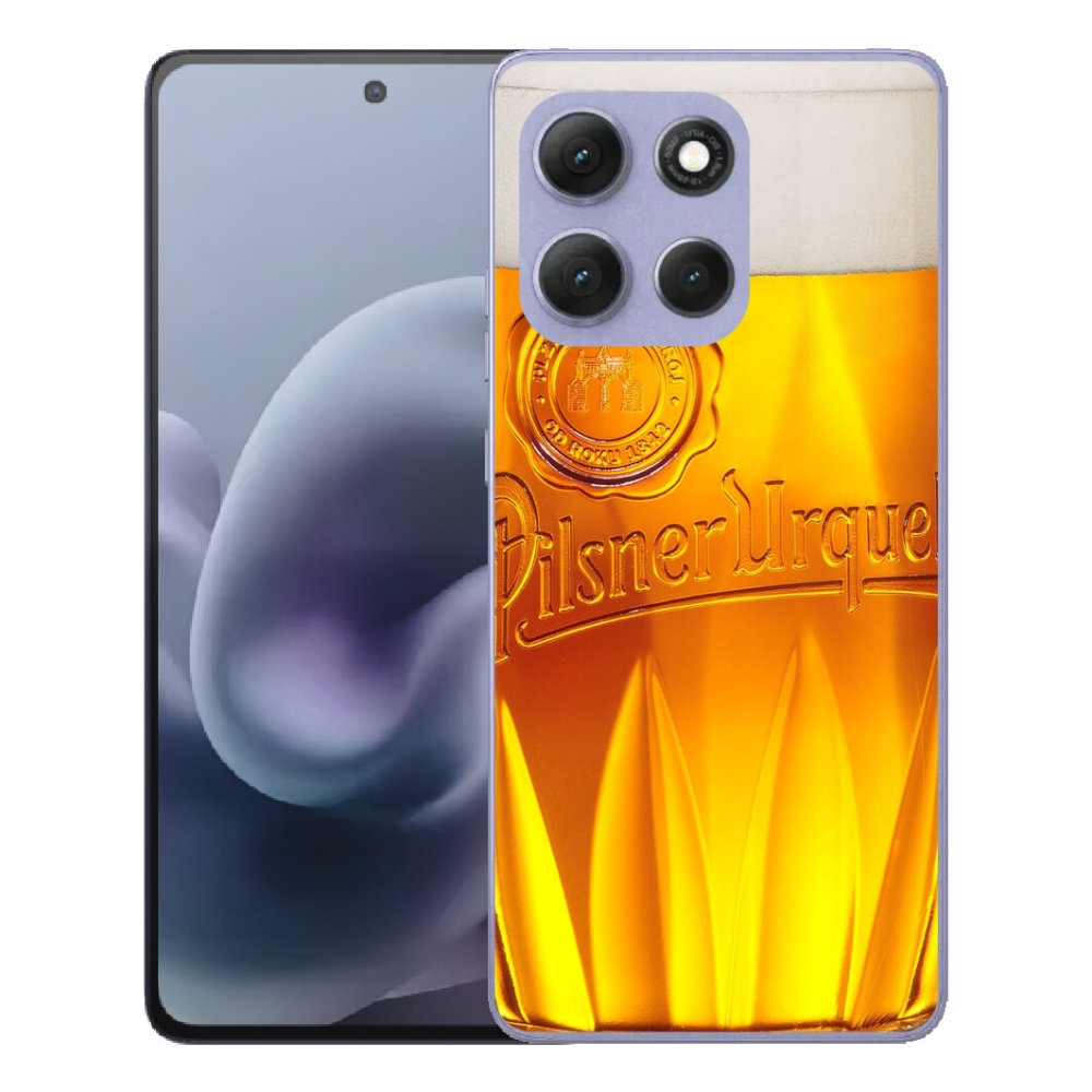 Gélový obal mmCase pre Motorola Moto G86 Power 5G – pivo