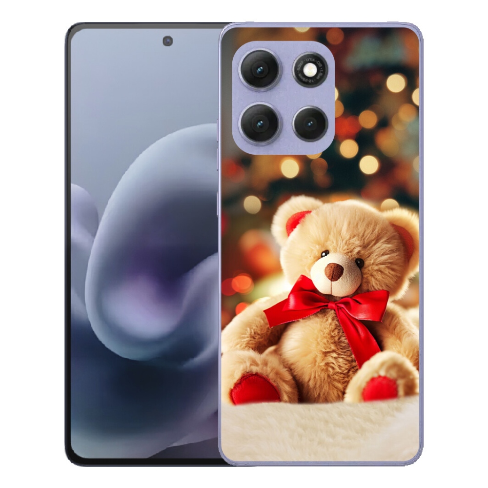 Gélový obal mmCase pre Motorola Moto G86 Power 5G – plyšový medvedík