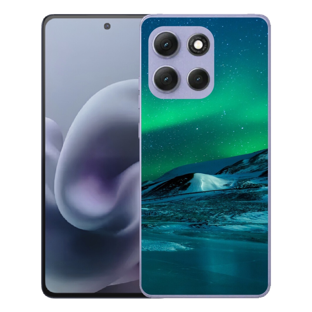 Gélový obal mmCase pre Motorola Moto G86 Power 5G – polárna žiara