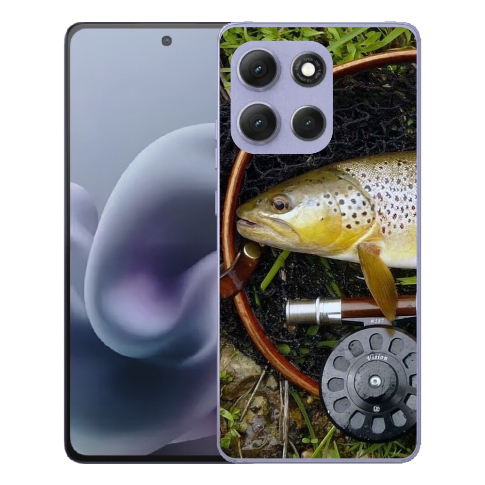 Gélový obal mmCase pre Motorola Moto G86 Power 5G – pstruh 2