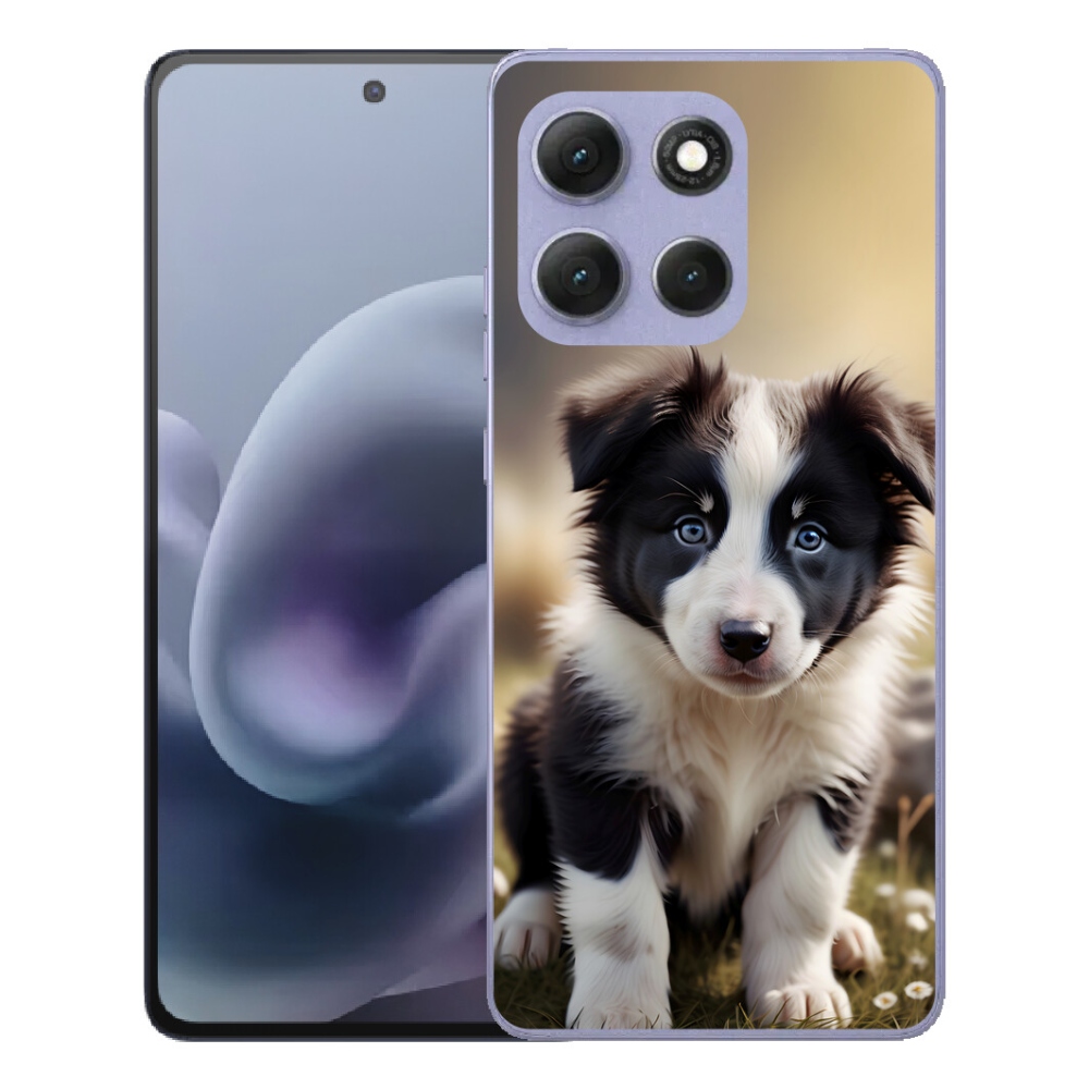 Gélový obal mmCase pre Motorola Moto G86 Power 5G – roztomilý border kolie