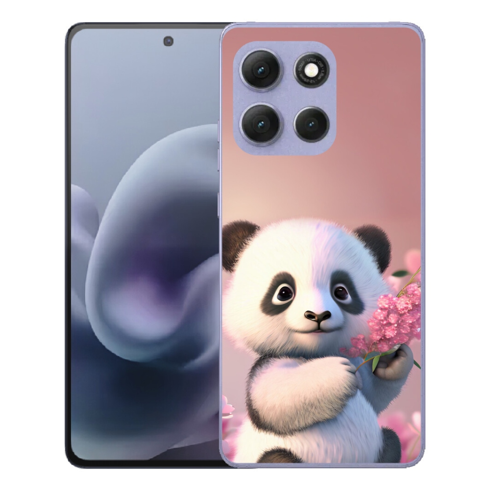 Gélový obal mmCase na Motorola Moto G86 Power 5G – roztomilá panda