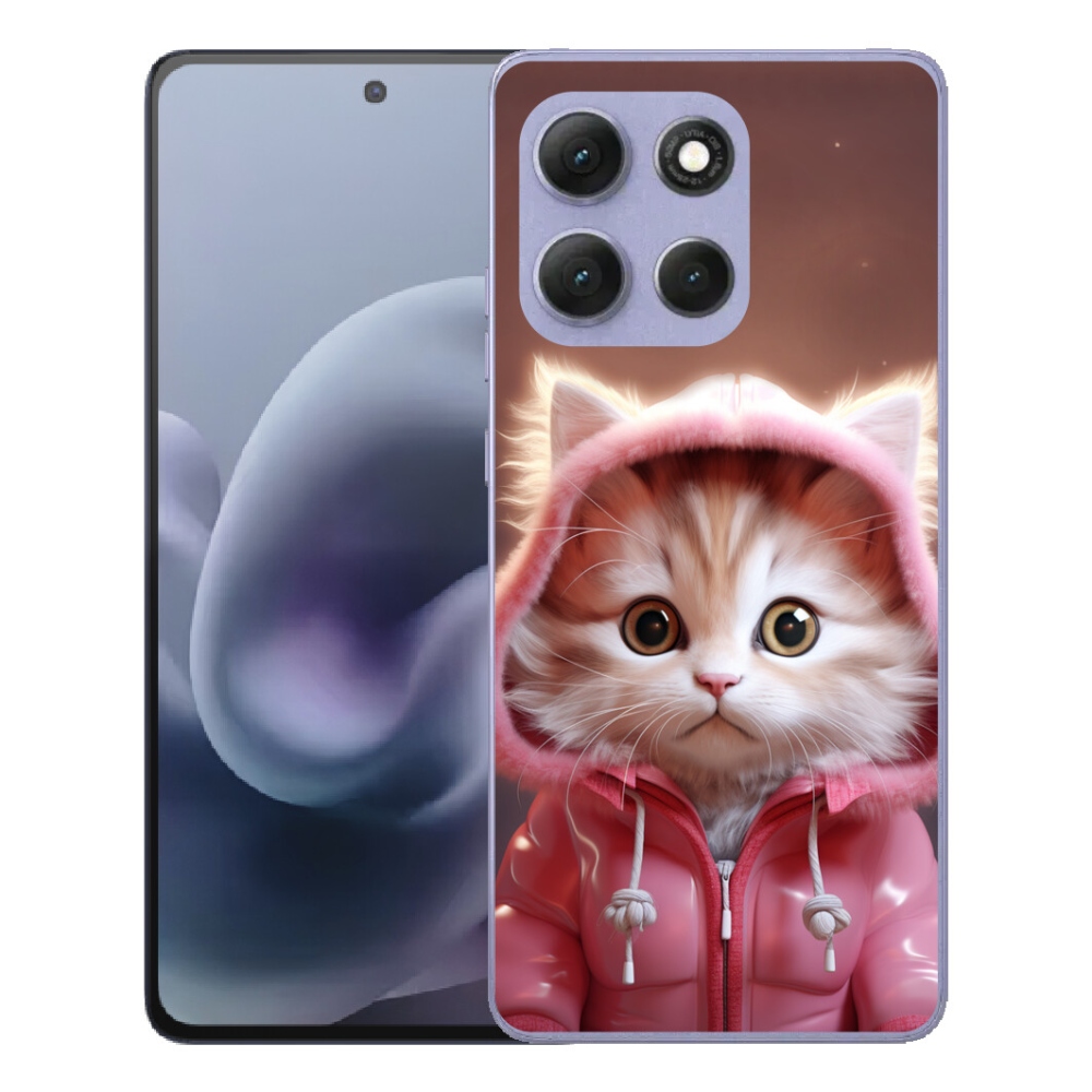 Gélový obal mmCase pre Motorola Moto G86 Power 5G – roztomilé mačiatko 3