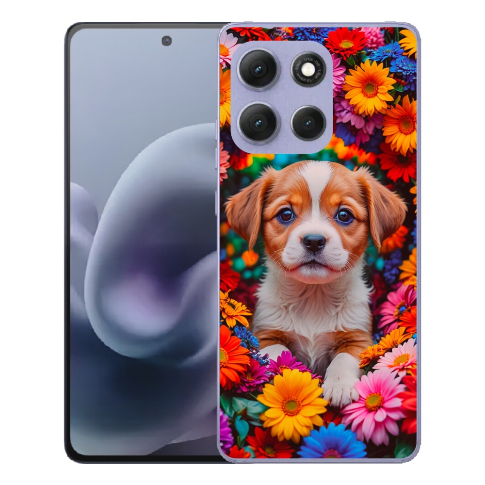Gélové puzdro mmCase pre Motorola Moto G86 Power 5G – roztomilé šteniatko