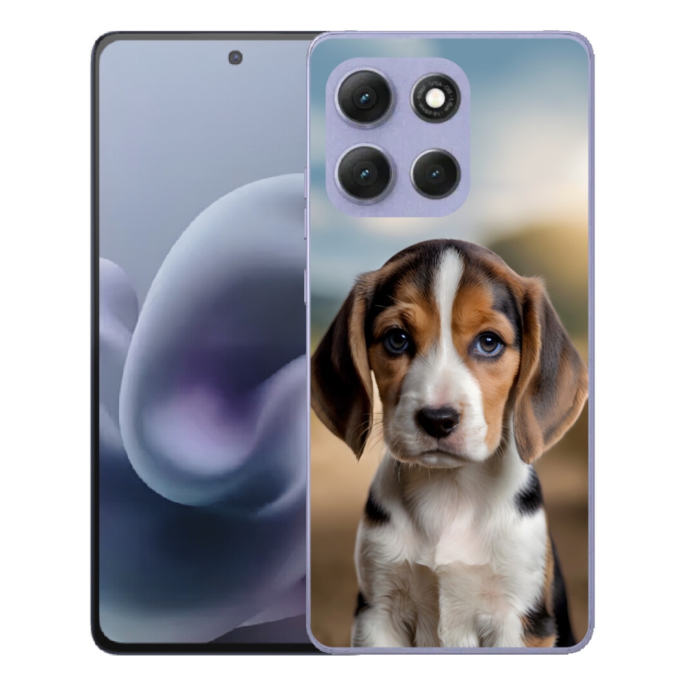 Gélové puzdro mmCase pre Motorola Moto G86 Power 5G – roztomilý beagle