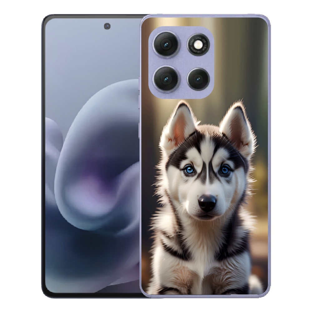 Gélový obal mmCase na Motorola Moto G86 Power 5G – roztomilý sibírsky husky