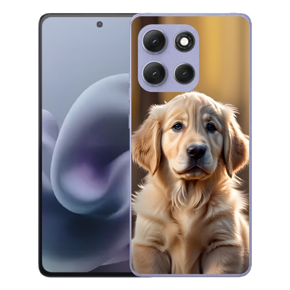 Gélový obal mmCase pre Motorola Moto G86 Power 5G – roztomilý zlatý retriever