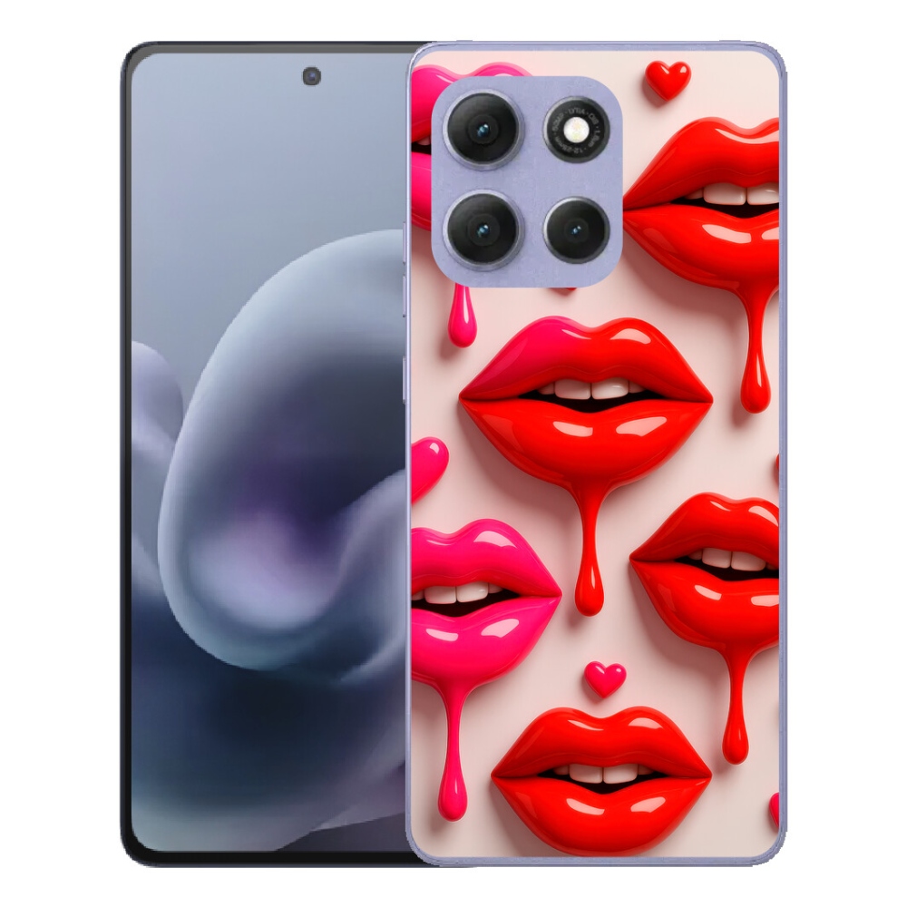 Gélový obal mmCase pre Motorola Moto G86 Power 5G – rty 2