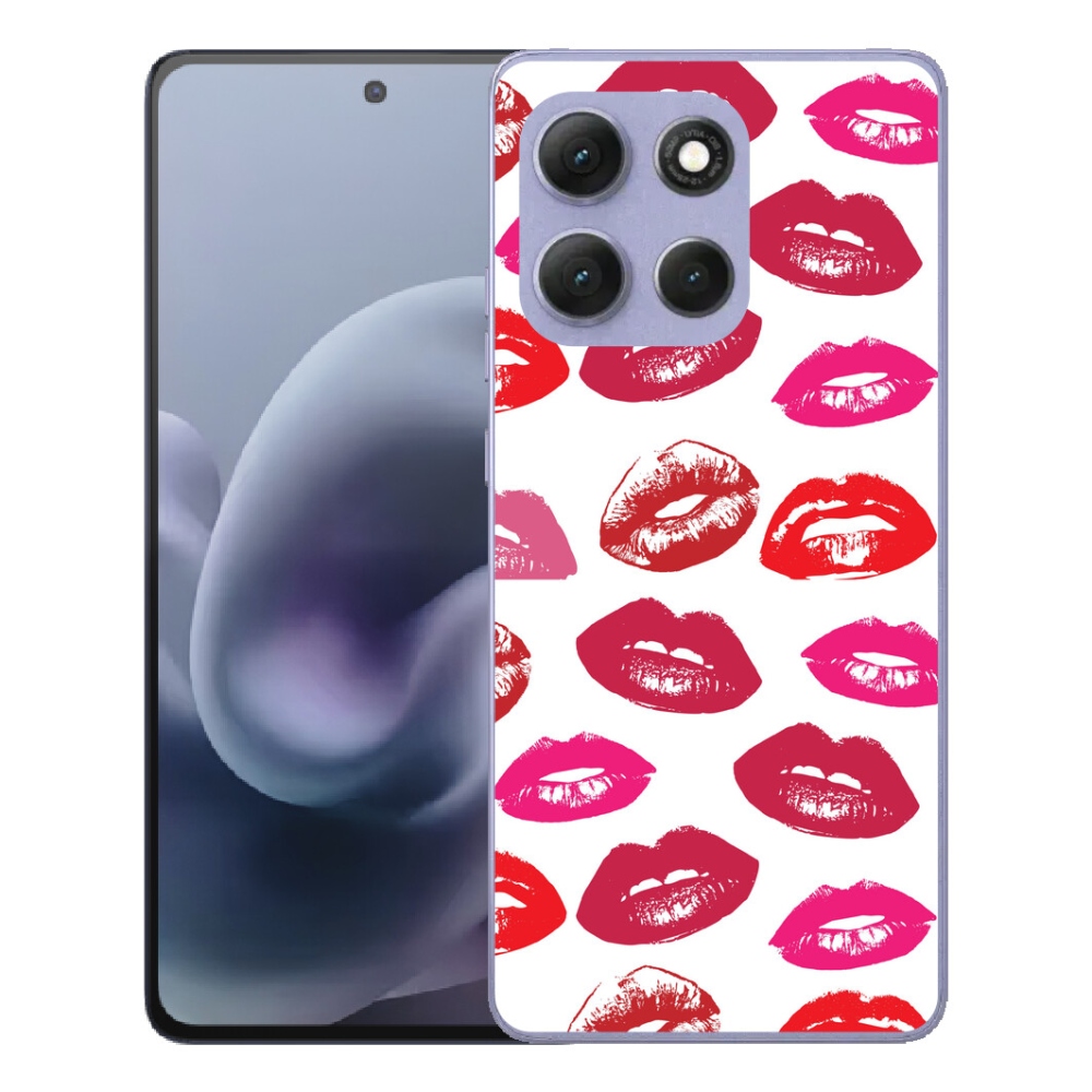 Gélový obal mmCase pre Motorola Moto G86 Power 5G – rty