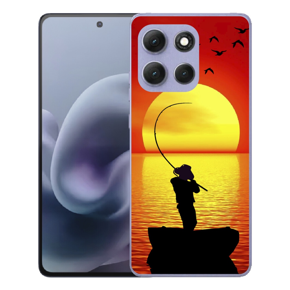 Gélový obal mmCase pre Motorola Moto G86 Power 5G – rybárčenie