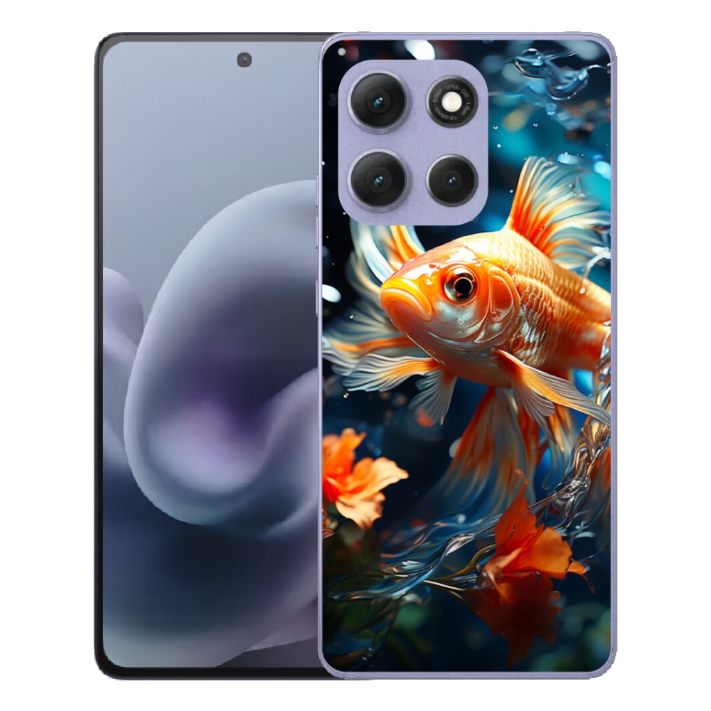 Gélový obal mmCase pre Motorola Moto G86 Power 5G – rybka