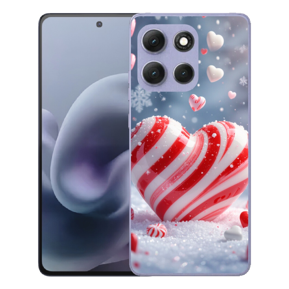 Gélový obal mmCase pre Motorola Moto G86 Power 5G – sladké srdce