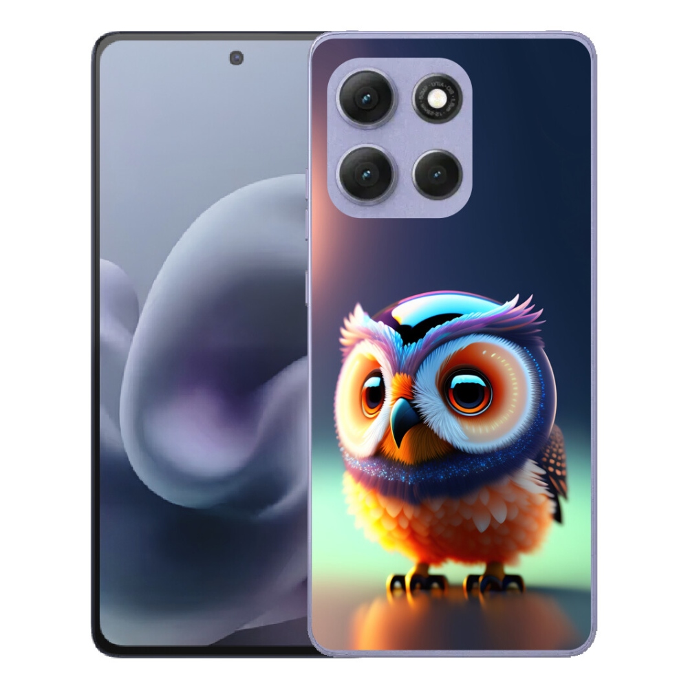 Gélový obal mmCase na Motorola Moto G86 Power 5G – sovica