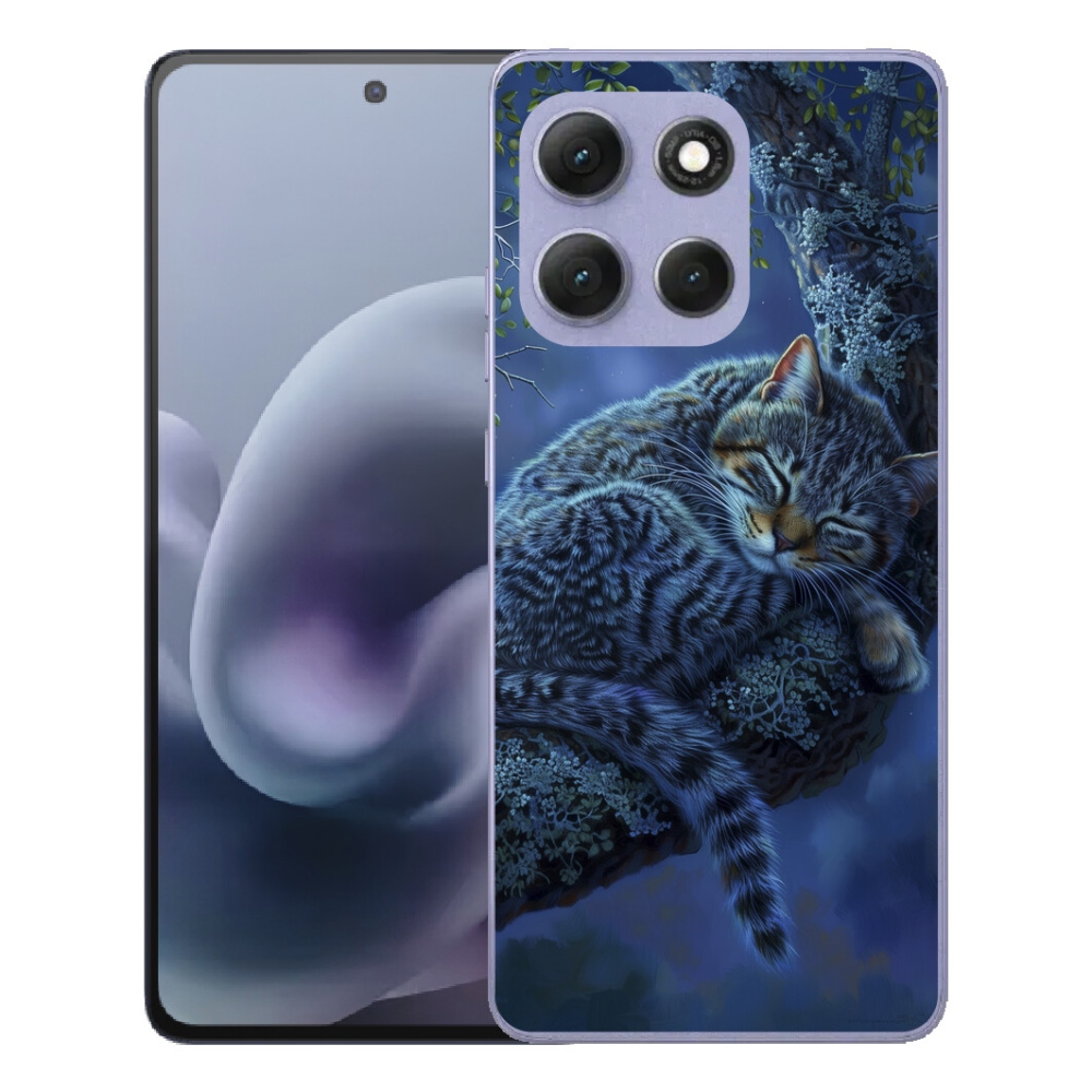 Gélový obal mmCase pre Motorola Moto G86 Power 5G – spiaca mačka