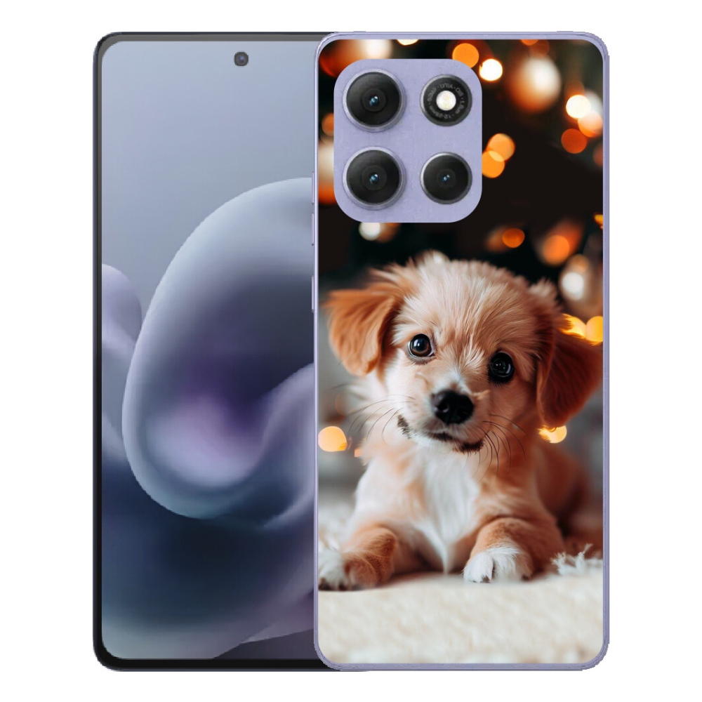 Gélový obal mmCase na Motorola Moto G86 Power 5G – šteniatko