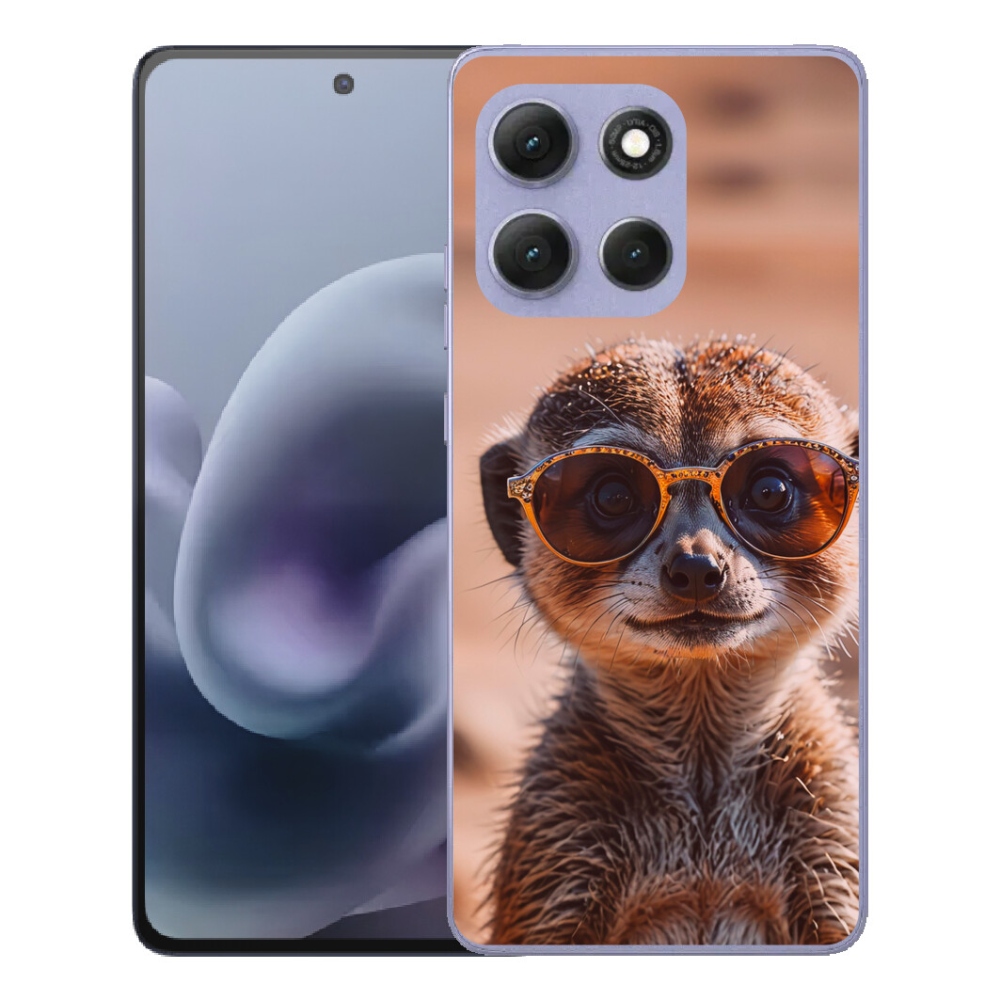 Gélový obal mmCase pre Motorola Moto G86 Power 5G – štýlová surikata