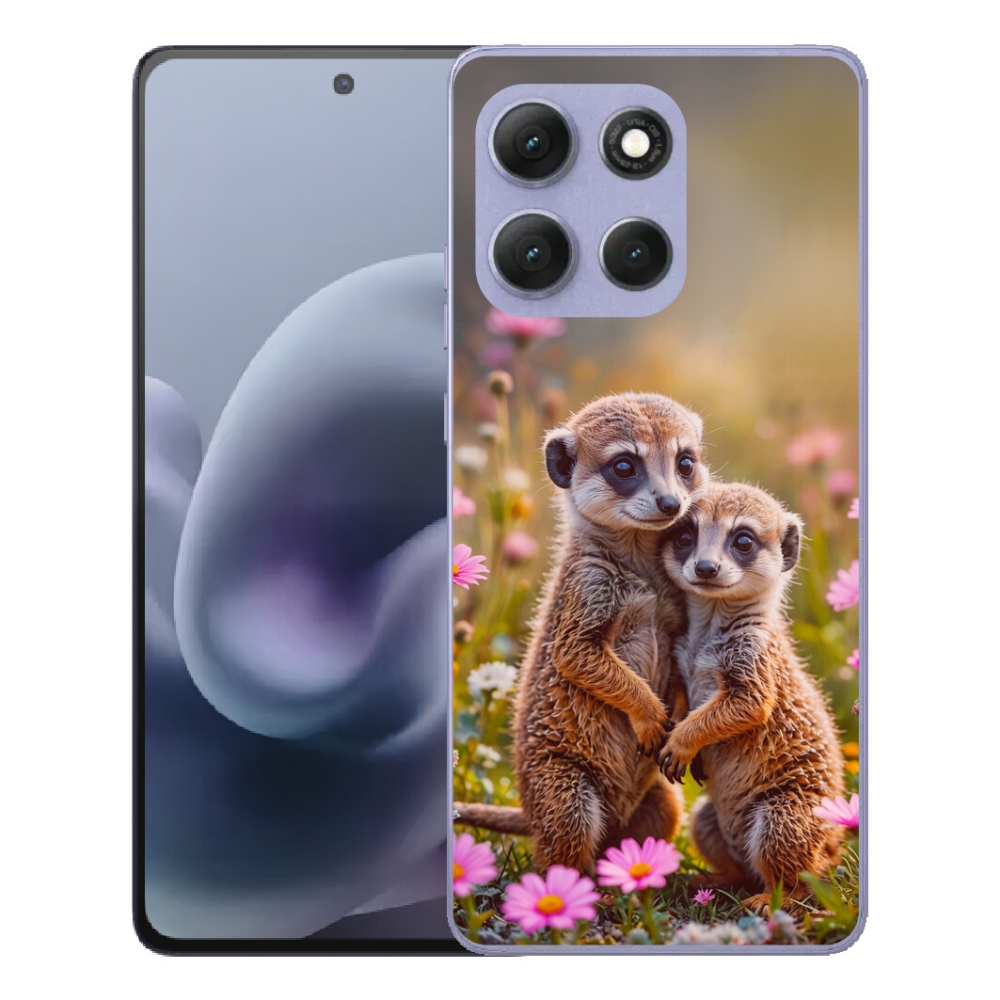 Gélový obal mmCase pre Motorola Moto G86 Power 5G – duo surikátov