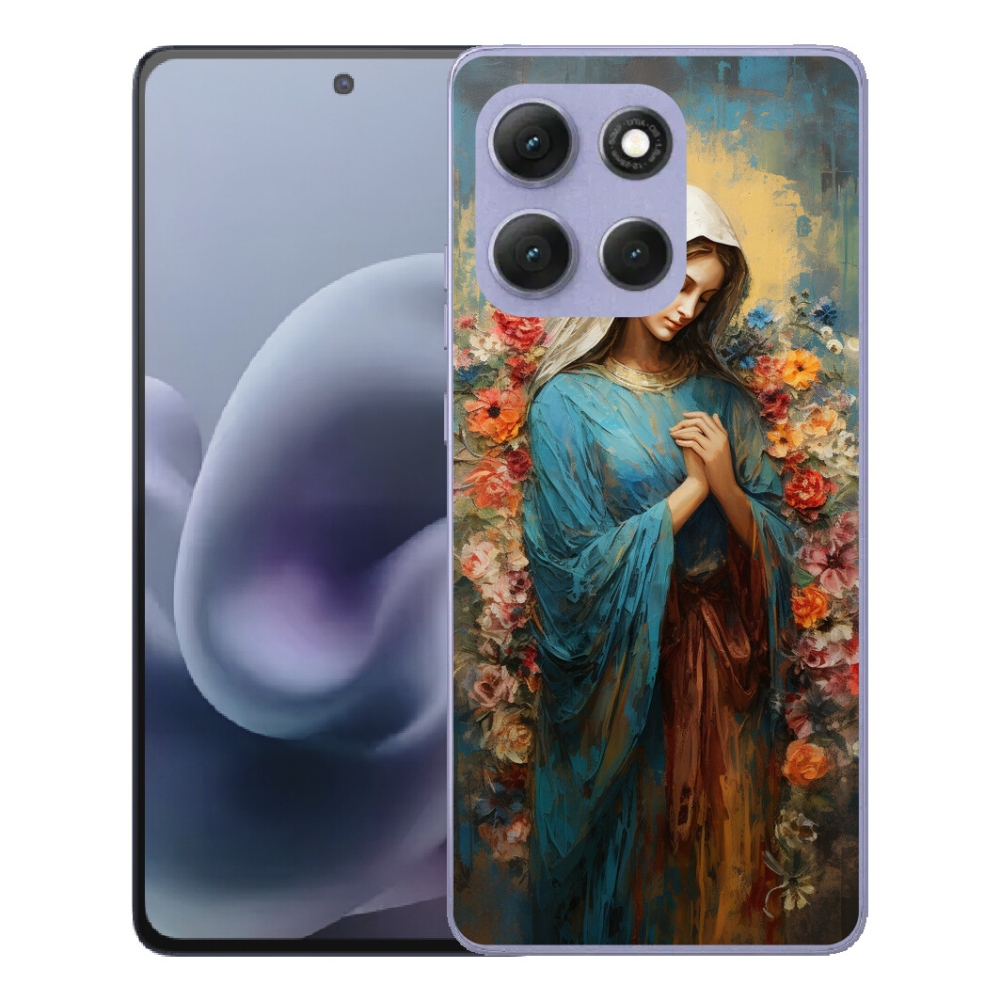 Gélový obal mmCase pre Motorola Moto G86 Power 5G – svätá žena