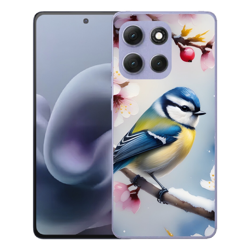 Gélový obal mmCase pre Motorola Moto G86 Power 5G – sýkorka