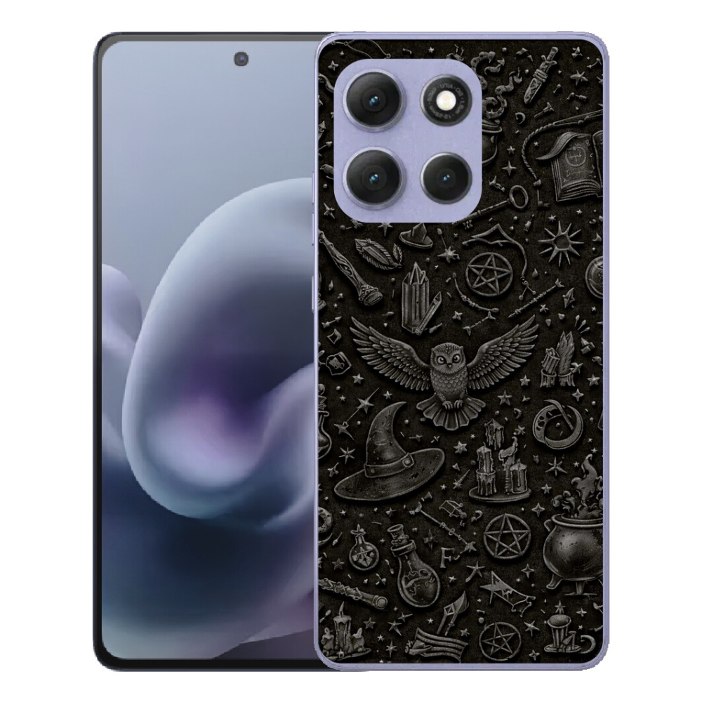 Gélový obal mmCase pre Motorola Moto G86 Power 5G – tmavý magický svet