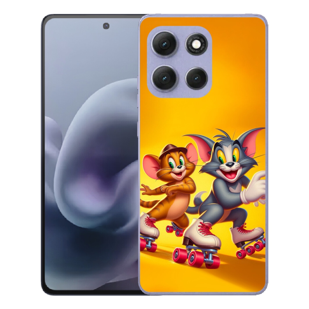 Gélový obal mmCase pre Motorola Moto G86 Power 5G – Tom a Jerry
