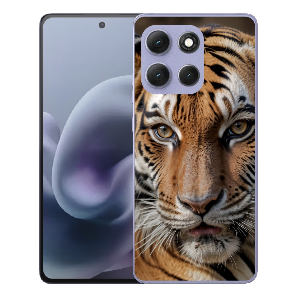 Gélový obal mmCase pre Motorola Moto G86 Power 5G – tygří vzhľad