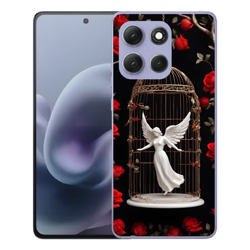Gélový obal mmCase pre Motorola Moto G86 Power 5G – uväznený anjel