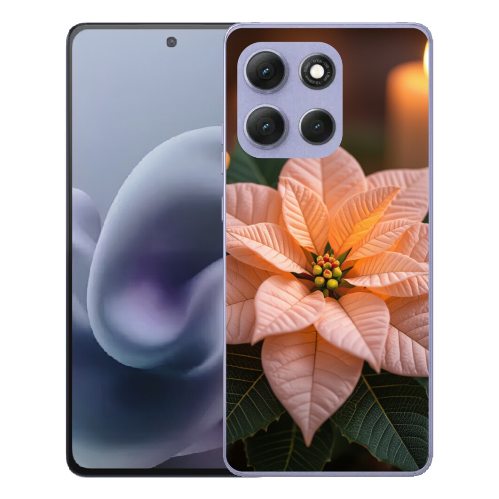 Gélový obal mmCase pre Motorola Moto G86 Power 5G – vianočná hviezda