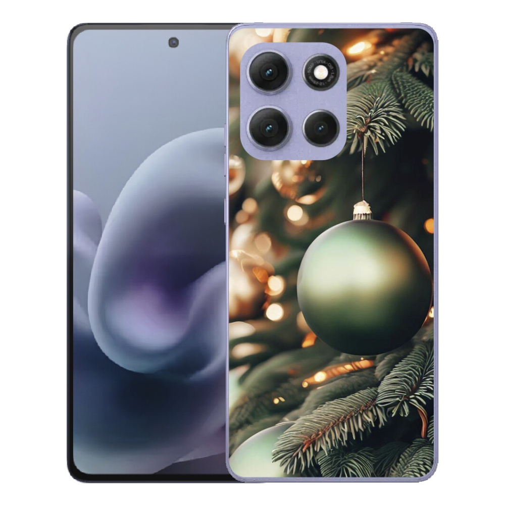 Gélový obal mmCase pre Motorola Moto G86 Power 5G – vianočné ozdoby 1