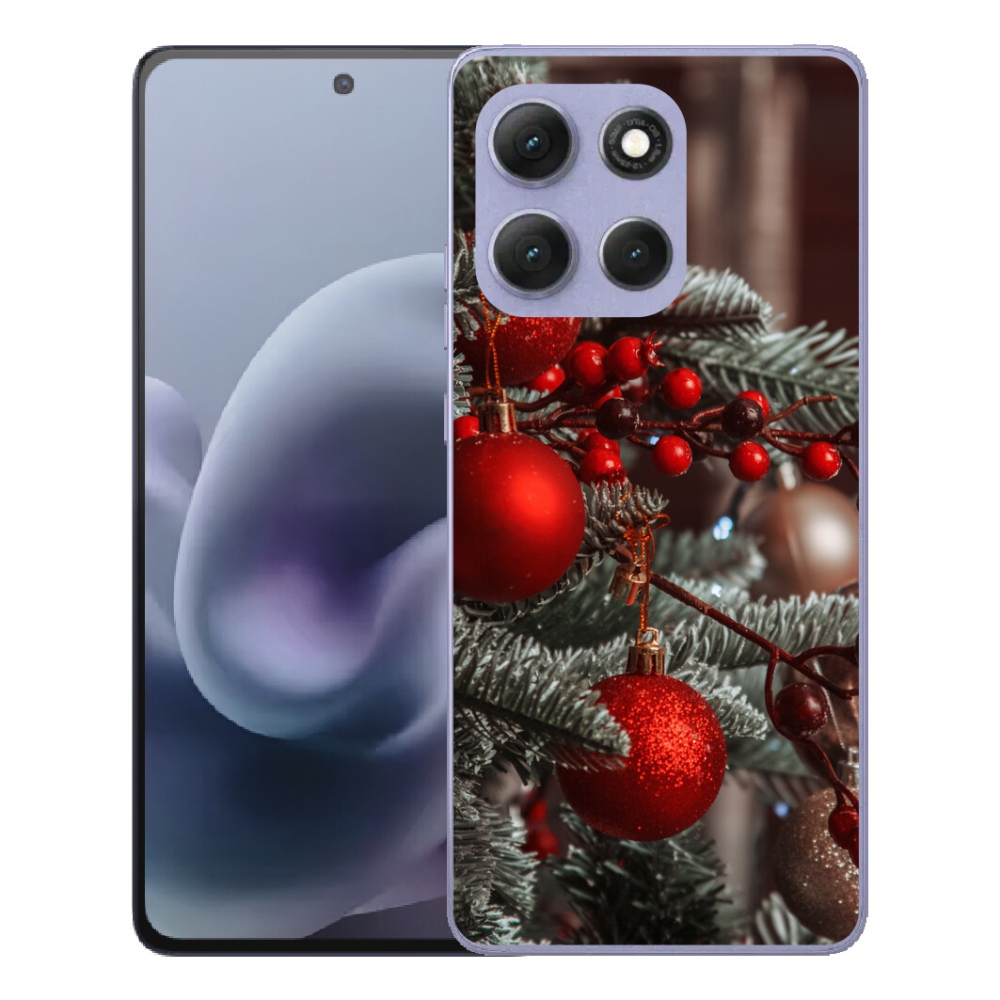 Gélový obal mmCase pre Motorola Moto G86 Power 5G – vianočné ozdoby 2