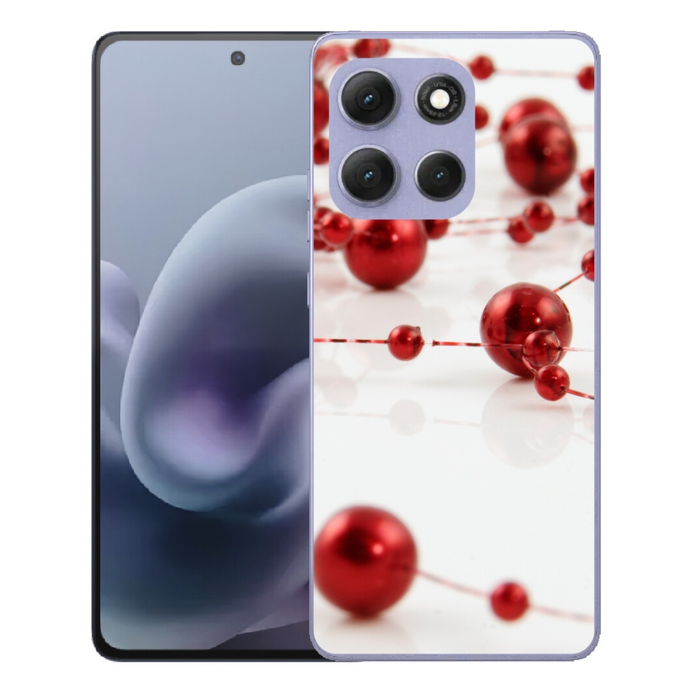 Gélový obal mmCase pre Motorola Moto G86 Power 5G – vianočný reťazec