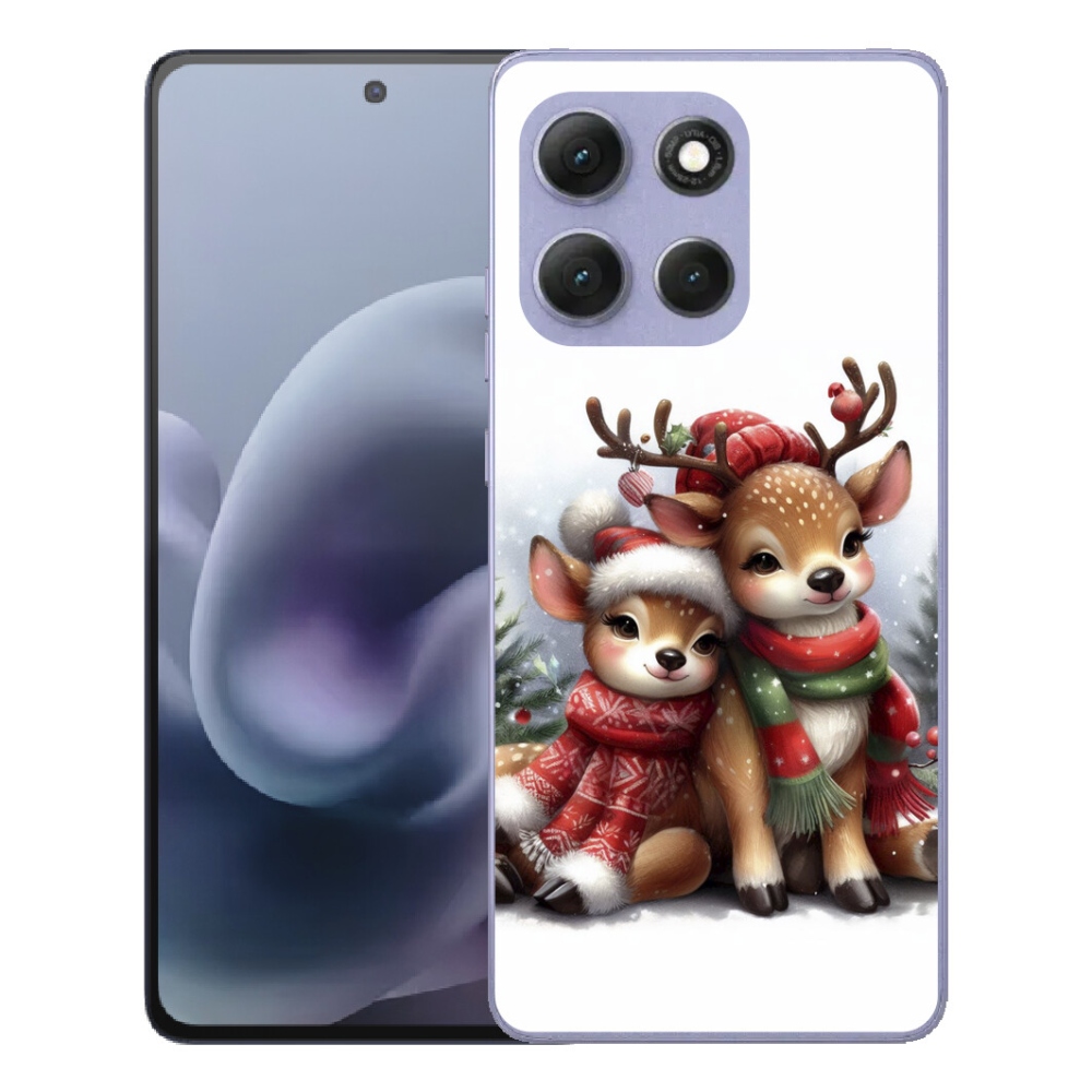 Gélový obal mmCase pre Motorola Moto G86 Power 5G – vianočné soby