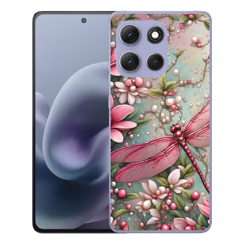 Gélový obal mmCase pre Motorola Moto G86 Power 5G – vážka