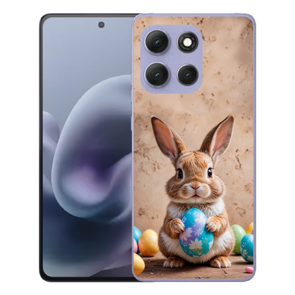 Gélový obal mmCase pre Motorola Moto G86 Power 5G – veľkonočný zajačik
