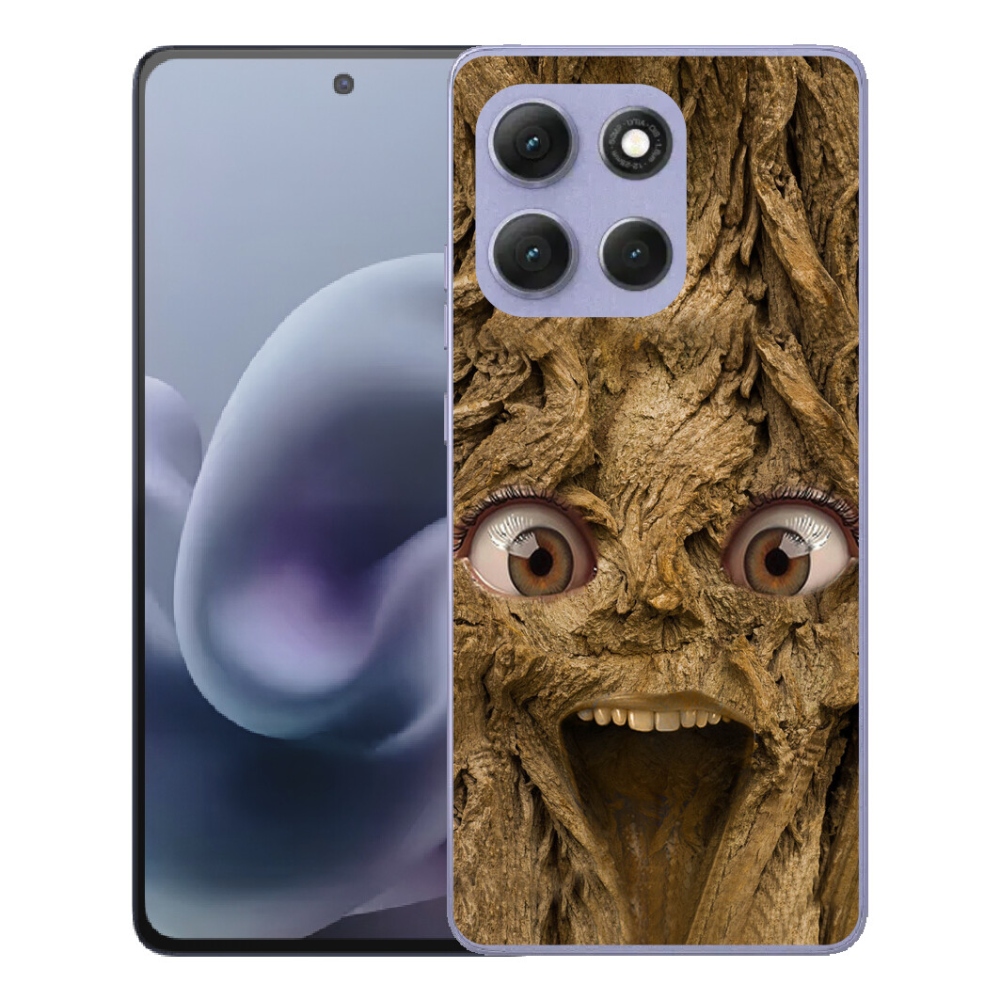 Gélový obal mmCase na Motorola Moto G86 Power 5G – veselý strom s očami